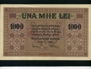 Romania 1000 1.  000 Lei 1917 (german Occupation) - Xf