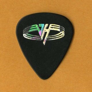 Van Halen 1995 Balance Concert Tour Japan Leg Silver On Black Eddie Guitar Pick