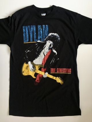Vintage 1986 - Bob Dylan & Tom Petty True Confessions Tour Tshirt Size Large