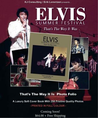Elvis Presley " Summer Festival " Photo Folio Best Of Vol.  1 - 5 In Hand