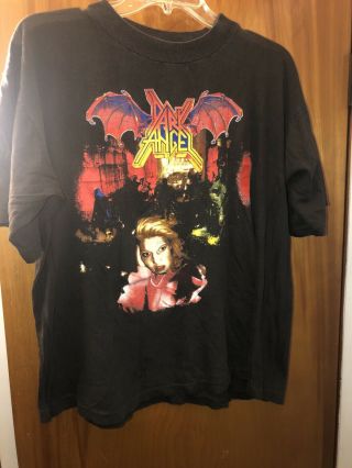 Dark Angel - Time Does Not Heal (1991 Tour T - Shirt) Signed By 4 Members