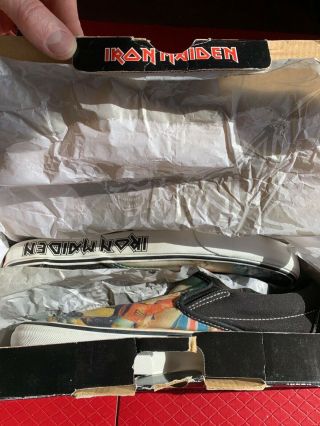Limited Edition Iron Maiden The Trooper Slip - On Vans Size 10