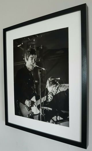 Noel Gallagher Exclusive Framed Photo - Certificate - Very Rare - Oasis - Live Forever