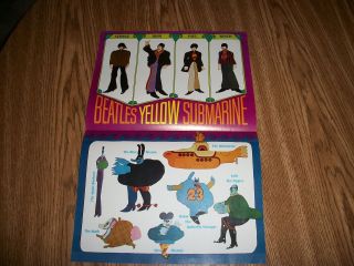 Beatles Poster The Yellow Submarine From 1968