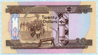SOLOMON ISLANDS 20 Dollars 1981 P8a UNC 2
