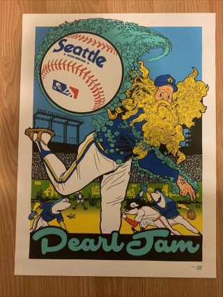 Pearl Jam Poster Home Shows Seattle 2018 Ames Brothers