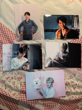 Official Bts Exhibition Live Session 1 Photos - Nyc - Jimin (set Of 5)