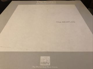 The Beatles White Album Hmv Box Set Cd 1980’s Limited Edition