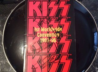 Kiss - Autographed Ist Worldwide Convention 1995 - 96 Program Book Signed By 4