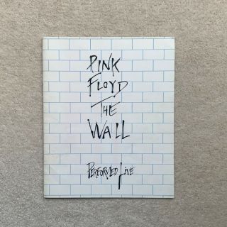 Pink Floyd - The Wall Tour Concert (white Programme)