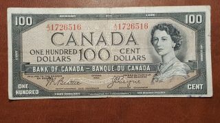 1954 Canadian $100 " Devil 