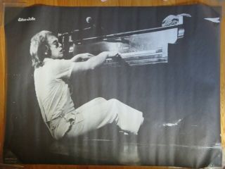 1969 Elton John Black & White 44x30 Poster Prints Rocket Man