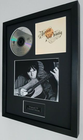 Neil Young - Harvest - Framed Cd - Limited Edition - Metal Plaque - Certificate