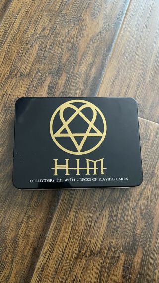 H.  I.  M.  Heartagram 2 - Deck Playing Cards In Collectors Tin Case - Ville Valo -