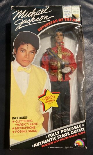 Michael Jackson Superstar Of The 80’s “thriller” Collector Doll 1994