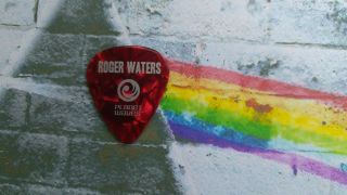 Roger Waters The Wall 2012 Tour Red Pearl Guitar Pick Ex Pink Floyd 2