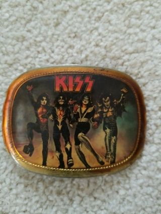 Vintage Kiss " Destroyer " Belt Buckle 1977 Pacifica