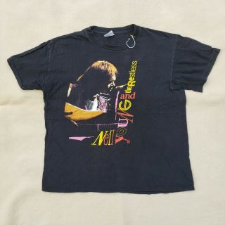 Vintage Neil Young And The Restless Concert Band T Shirt 1989 Size L Spring Ford
