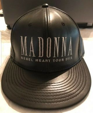 Never Worn Madonna Rebelheart 2015 Tour Faux Leather Hat Nos
