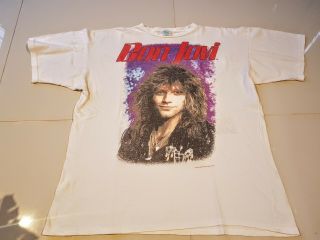 Bon Jovi Vintage Donington Monsters Of Rock 1987 Tour T Shirt Slippery When Wet