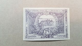 Monaco 25 centimes 1920 UNCIRCULATED 2