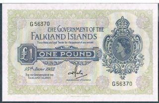Falkland Islands Banknote 1 P8e 1982 Unc