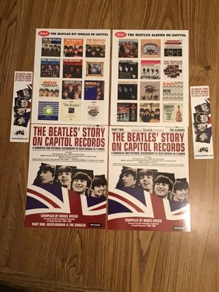 ‘the Beatles On Capitol Records’ 2020 Revised Bonus Inserts Signed By Author