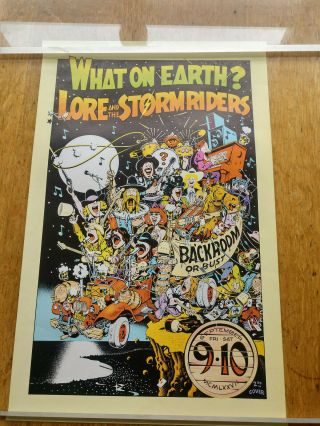 Jim Phillips Lore And The Storm Riders Concert 1977 Santa Cruz Skateboard Skate