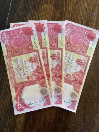 1/10 Million Iraqi Dinar - 100,  000 Iqd In 25k Notes - Authentic - Fast