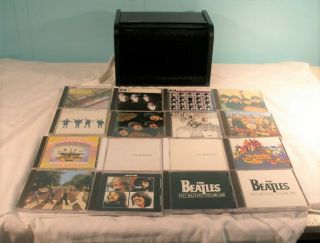 The Beatles Box Set,  16 Cds With Black Oak Roll Top Box,  Apple Bbx2 - 91302,  1988