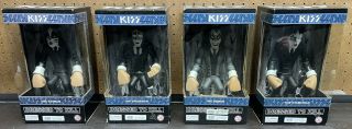 Set Of (4) Kiss Dressed To Kill Doll Full Set Gruntz Action Figures