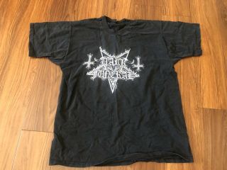 Vintage Dark Funeral 1999 Black Plague Across The West Tour Concer Xl Shirt Vtg
