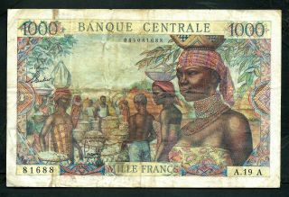 Equatorial African States (p5) 1,  000 Francs 1963