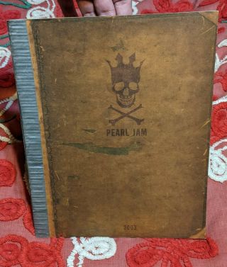 Pearl Jam 2003 Riot Act World Tour Book Concert Program For Aus Japan Us Vedder