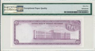 Central Bank Trinidad & Tobago $20 1964 PMG 65EPQ 3