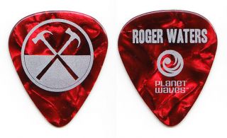 Roger Waters The Wall Roger Waters Red Pearl Guitar Pick - 2012 Tour Pink Floyd