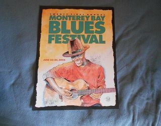 Monterey Bay Blues Festival June 23 - 25 2006 Poster