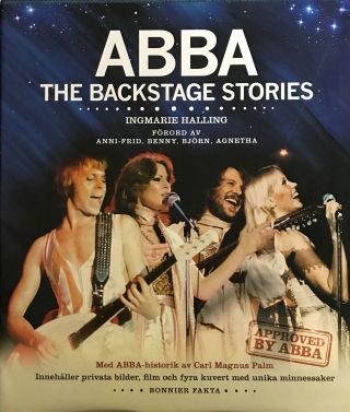 Abba Book - Behind The Scene - In Swedish Language