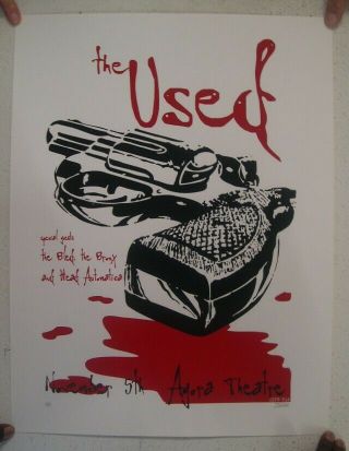 The Poster Silkscreen Bloody Pistol Agora Theatre