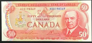 Bank Of Canada 1975 - $50 Bank Note Rcmp Musical Ride Lawson & Bouey Jc7093610