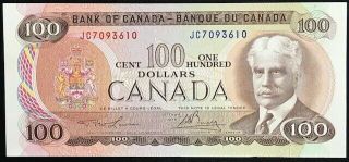 Bank Of Canada 1975 - $100 Bank Note - Nova Scotia - Lawson & Bouey Jc7093610