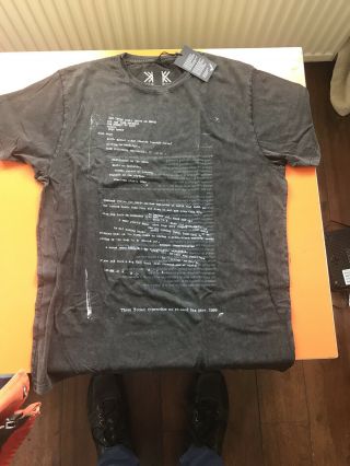 Rare Vintage Radiohead Tshirt Ok Computer Waste Products Official Size L