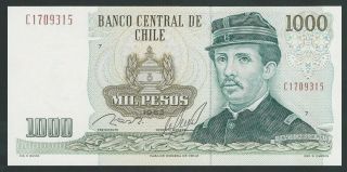 Chile 1000 Pesos 1982 P - 154 Unc