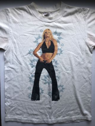 Vintage Britney Spears 2002 Dream Within A Dream Tour Concert T - Shirt Adult S