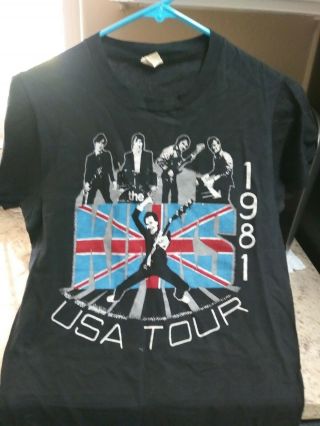 The Kinks 1981 Vintage Concert Shirt Size Med
