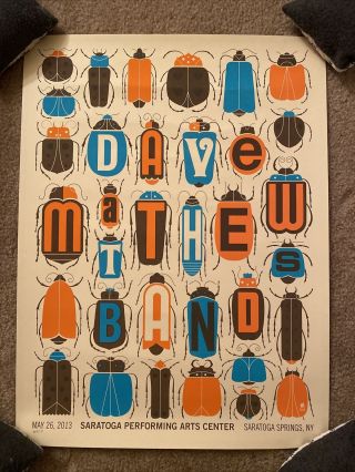 Dmb Dave Matthews Band Poster Spac 2013 - 5/26/13 Poster Scratch And Dent