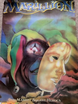 Marillion Promo Poster For Market Square Heroes