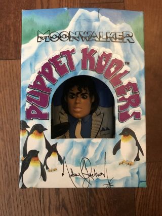 Vintage 80’s Michael Jackson Moonwalker Puppet Kooler/ Koozie - Nib