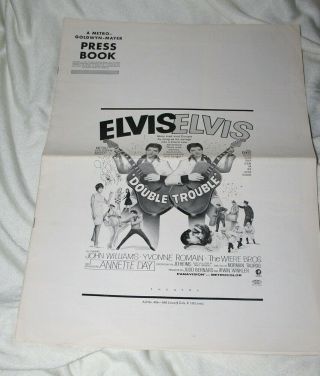 Elvis Presley Usa/mgm Press Book W/insert 1966