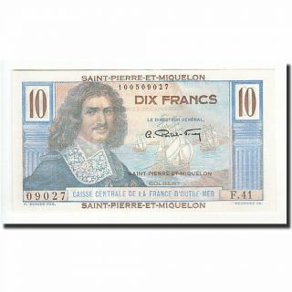 [ 164592] Saint Pierre And Miquelon,  10 Francs,  Undated (1950 - 1960),  Km:23